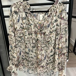 H&M FLORAL BLOUSE